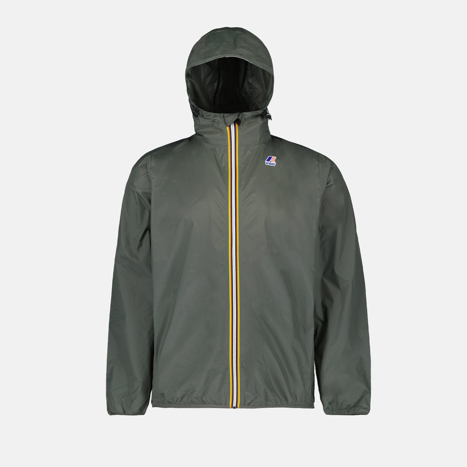 K-Way windbreaker, unisex outerwear, luxury windbreaker, green windbreaker, Le Vrai 3.0