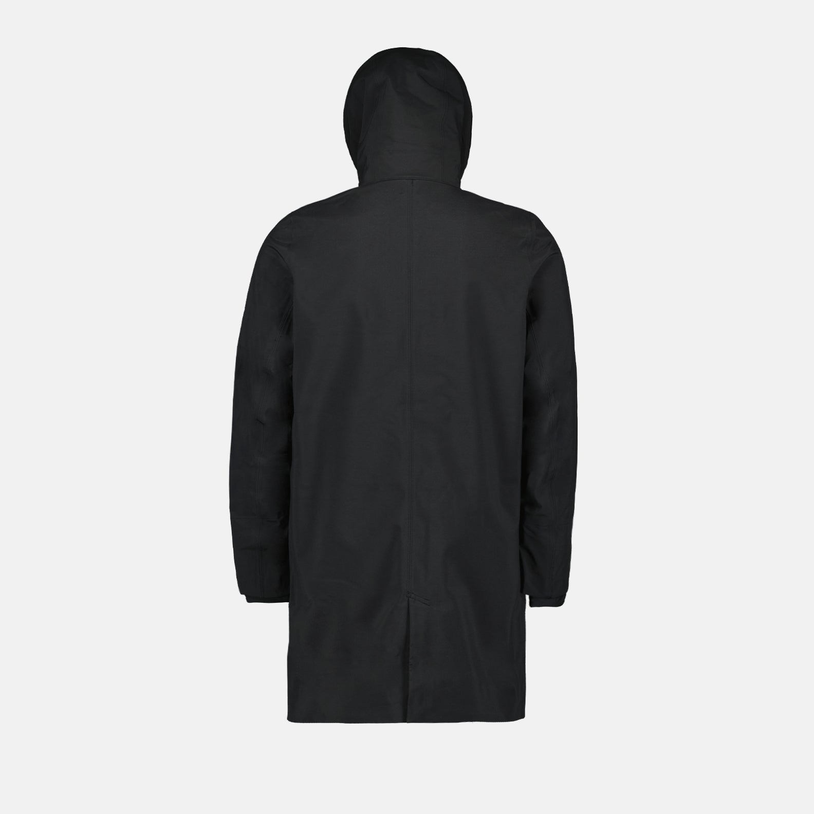 K-Way, Thomas Bonded Parka, men's luxury outerwear, high-end fashion, black parka