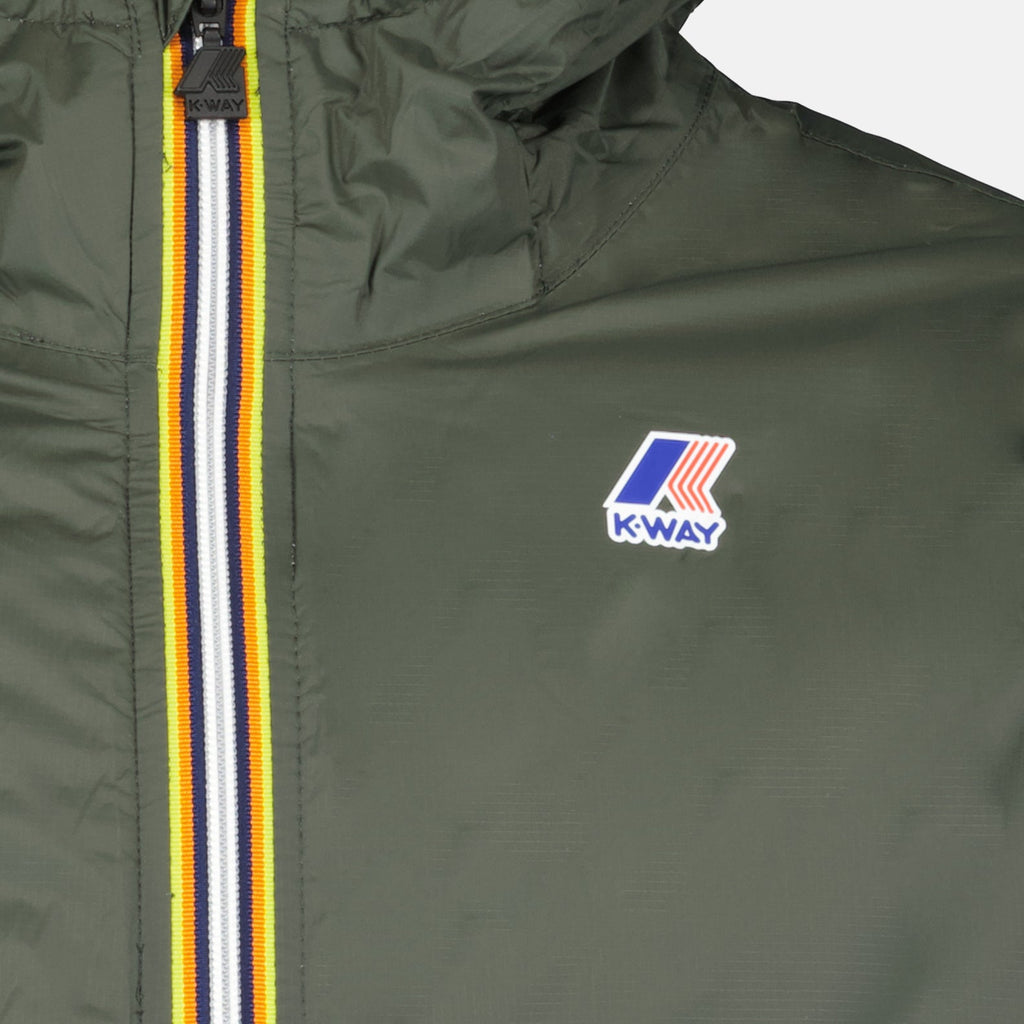 オリーブパーカーの画像 – K-WayによるユニセックスのLe Vrai Eiffel 3.0 - シーズン秋冬2024 - 詳細ビュー1