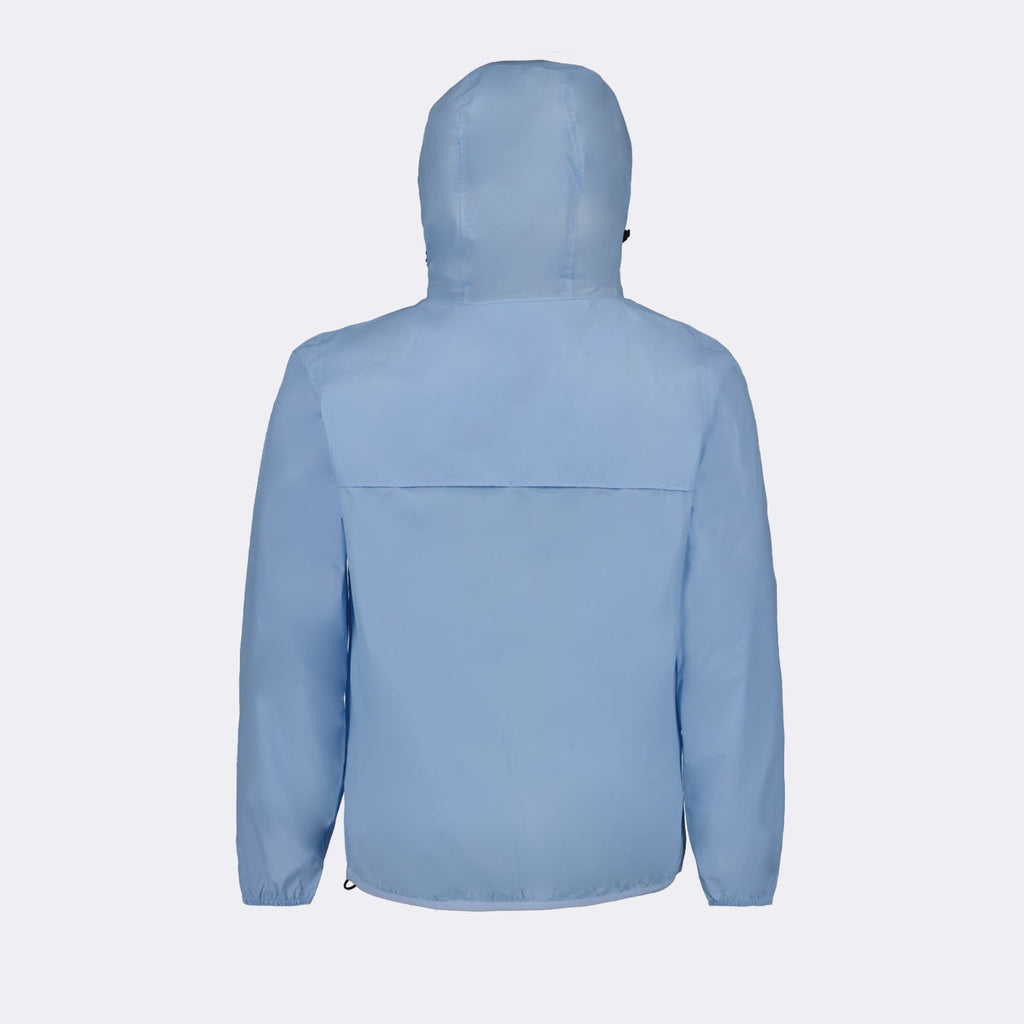 K-Way windbreaker, blue windbreaker, luxury outerwear, weather-resistant jacket, versatile jacket