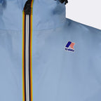 K-Way windbreaker, blue windbreaker, luxury outerwear, weather-resistant jacket, versatile jacket