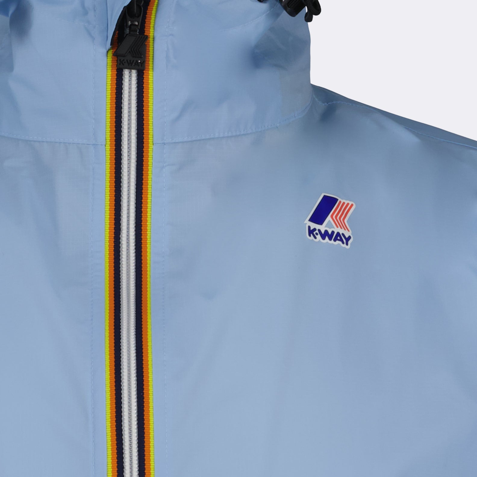 K-Way windbreaker, blue windbreaker, luxury outerwear, weather-resistant jacket, versatile jacket