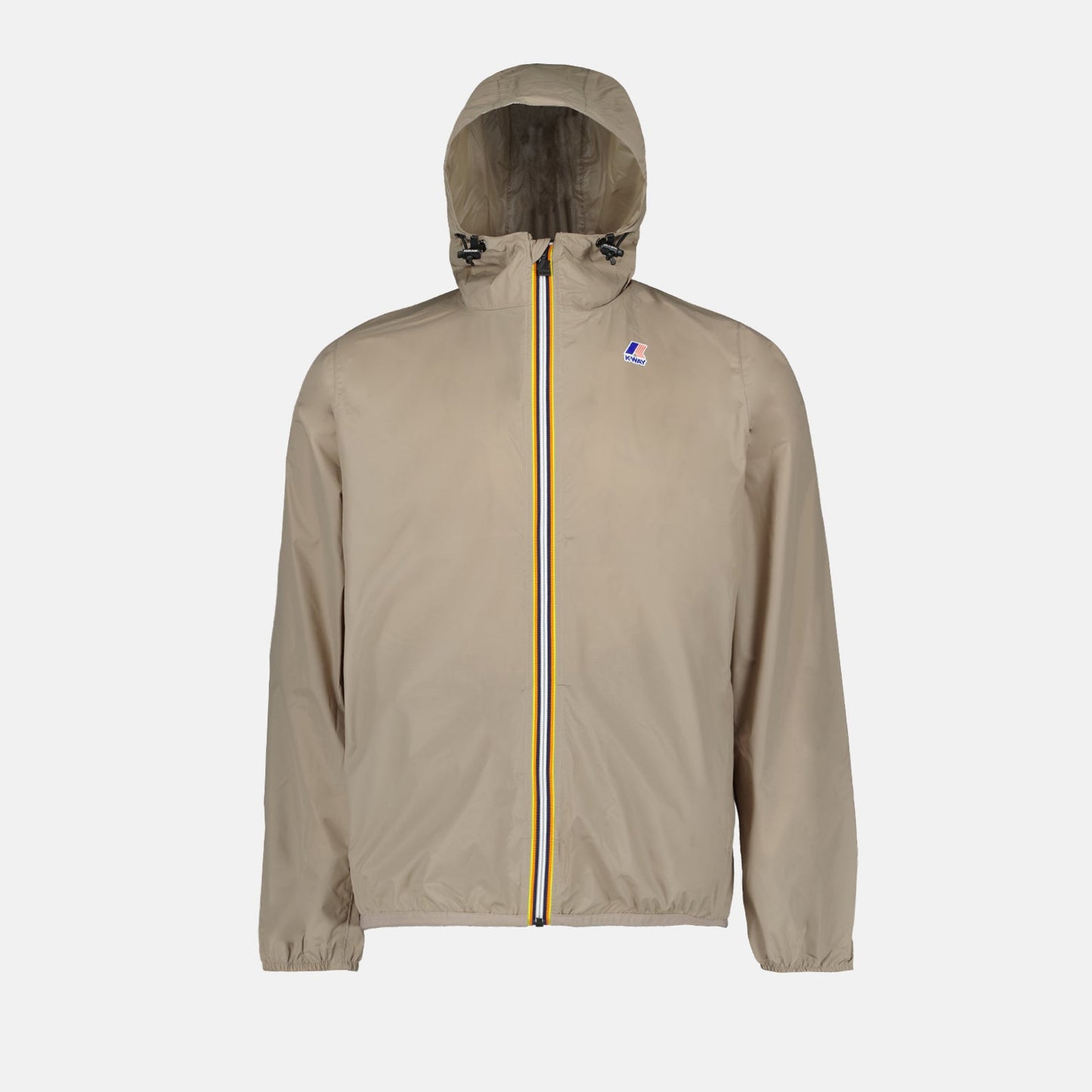 K-Way, windbreaker, beige jacket, unisex fashion, luxury outerwear