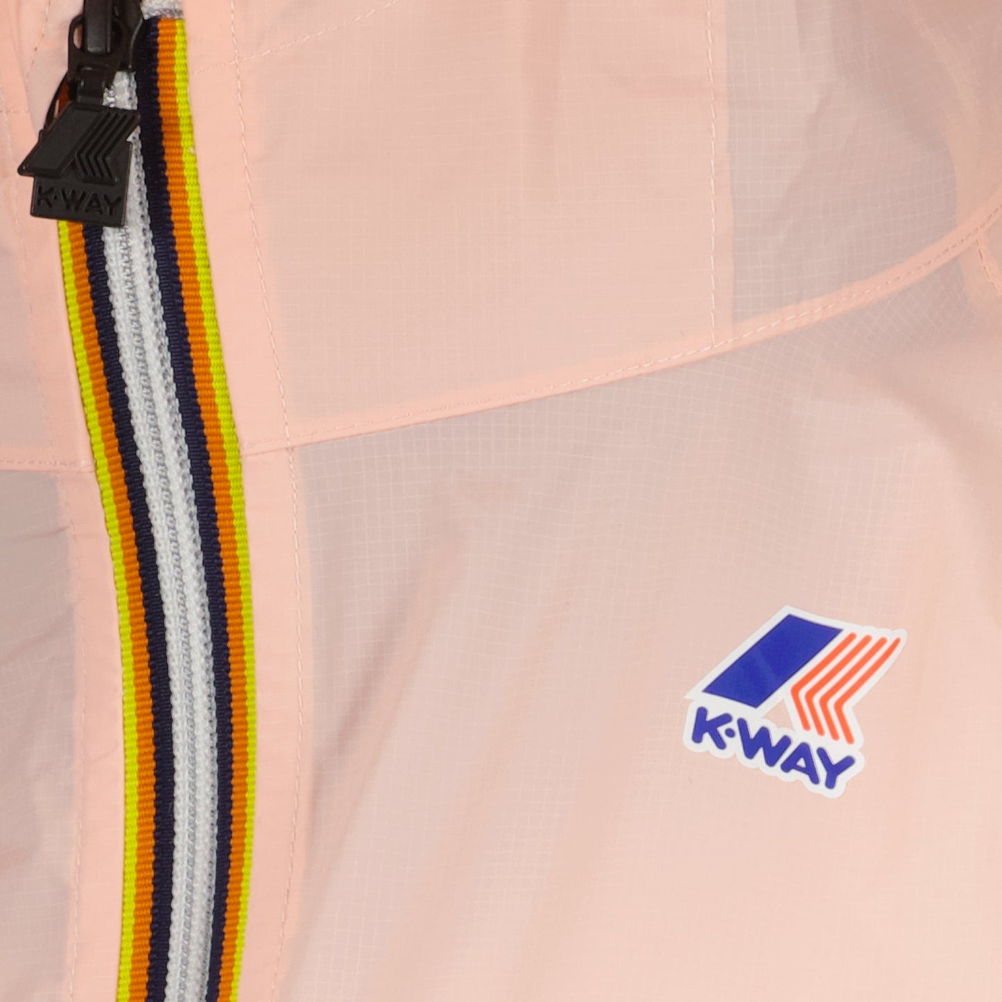 Le Vrai 3.0, K-Way, Unisex Windbreaker, Luxury Outerwear, Pink Windbreaker