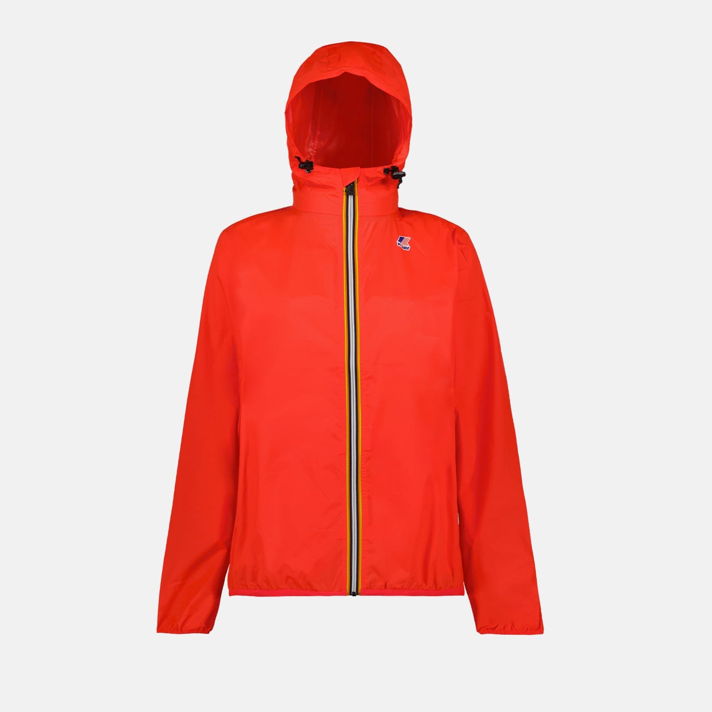 K-Way windbreaker, luxury outerwear, unisex jacket, red windbreaker, Le Vrai 3.0