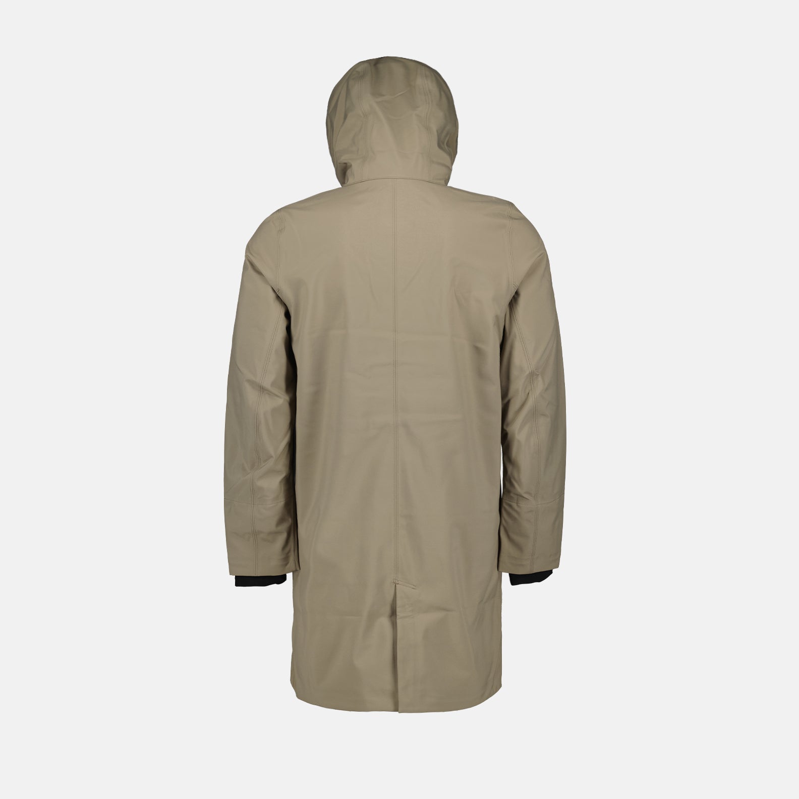 Luxury parka, K-Way, men's winter coat, beige parka, high-end outerwear