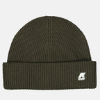 Brice Cardigan Bonnet, K-Way, unisex bonnet, green bonnet, luxury headwear