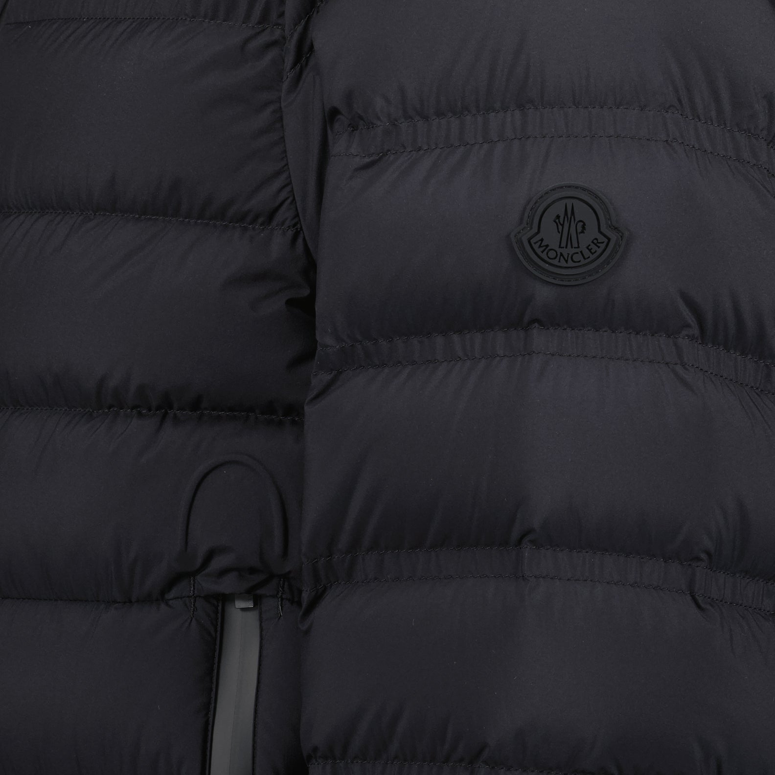 Moncler, Arroux, Men's down jacket, Luxury outerwear, Black puffer jacket