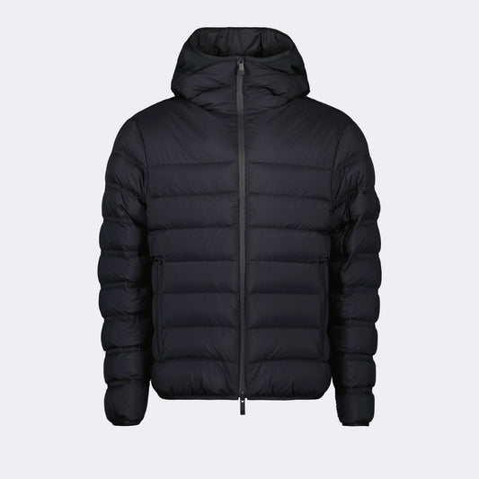 Moncler, Arroux, Men's down jacket, Luxury outerwear, Black puffer jacket