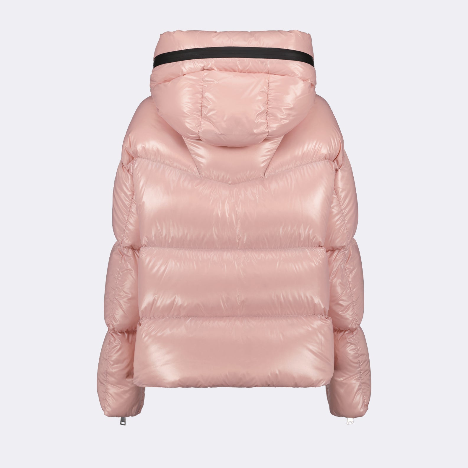 luxury down jacket, Moncler, pink jacket, designer outerwear, high-end fashion