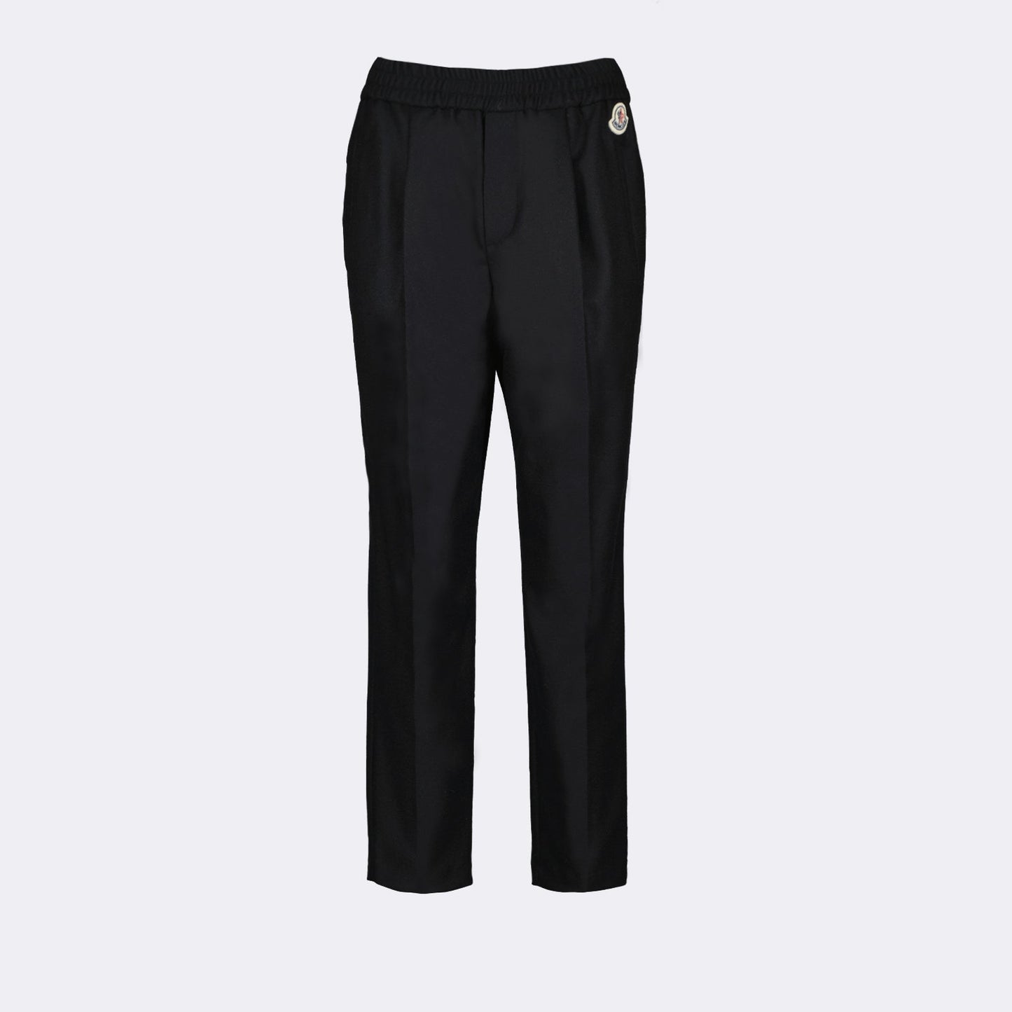 Moncler pants, straight nylon pants, luxury fashion, elegant pants, high-end clothing