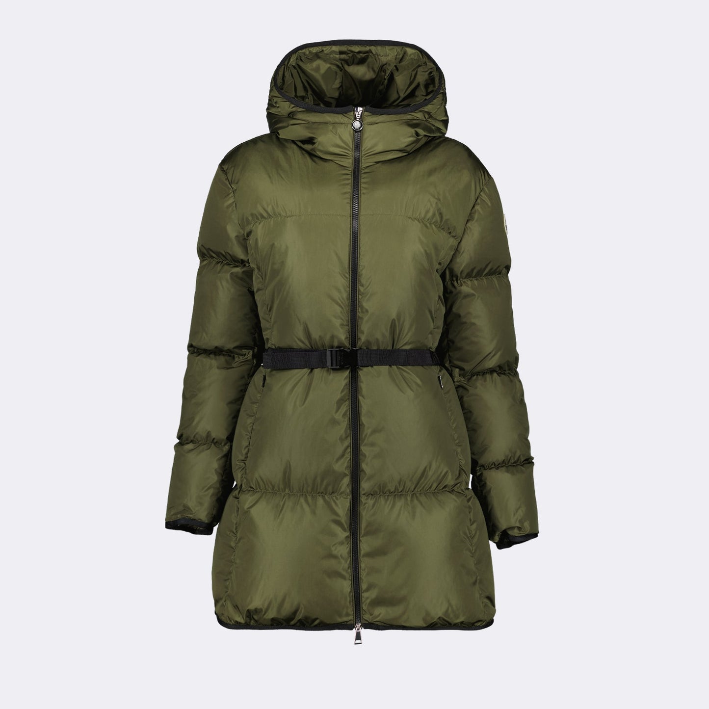 Sirli Khaki Down Jacket, Moncler Outerwear, Luxury Winter Fashion, Women's Quilted Jacket, High-End Fashion