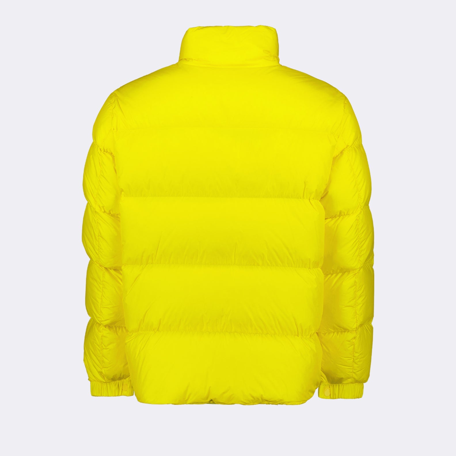 Moncler, Yellow Down Jacket, Luxury Outerwear, Designer Jacket, High-End Fashion