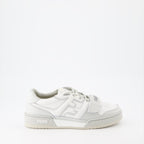 Fendi Match sneakers, luxury women's sneakers, white-grey sneakers, designer footwear, Fendi women's shoes