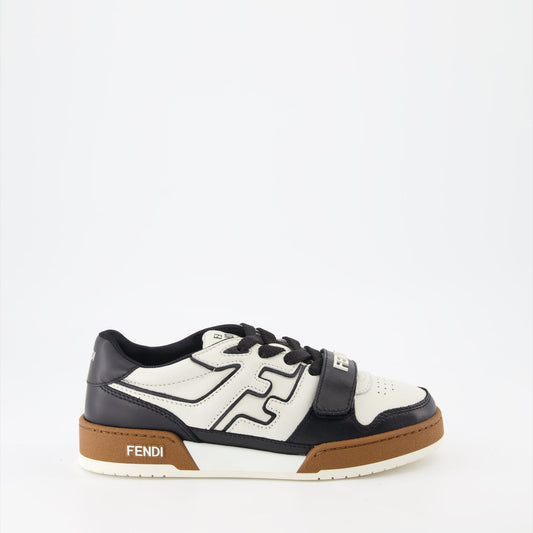 Fendi Match Sneakers, Black and White Sneakers, Women's Designer Sneakers, Luxury Sneakers, Fendi Footwear