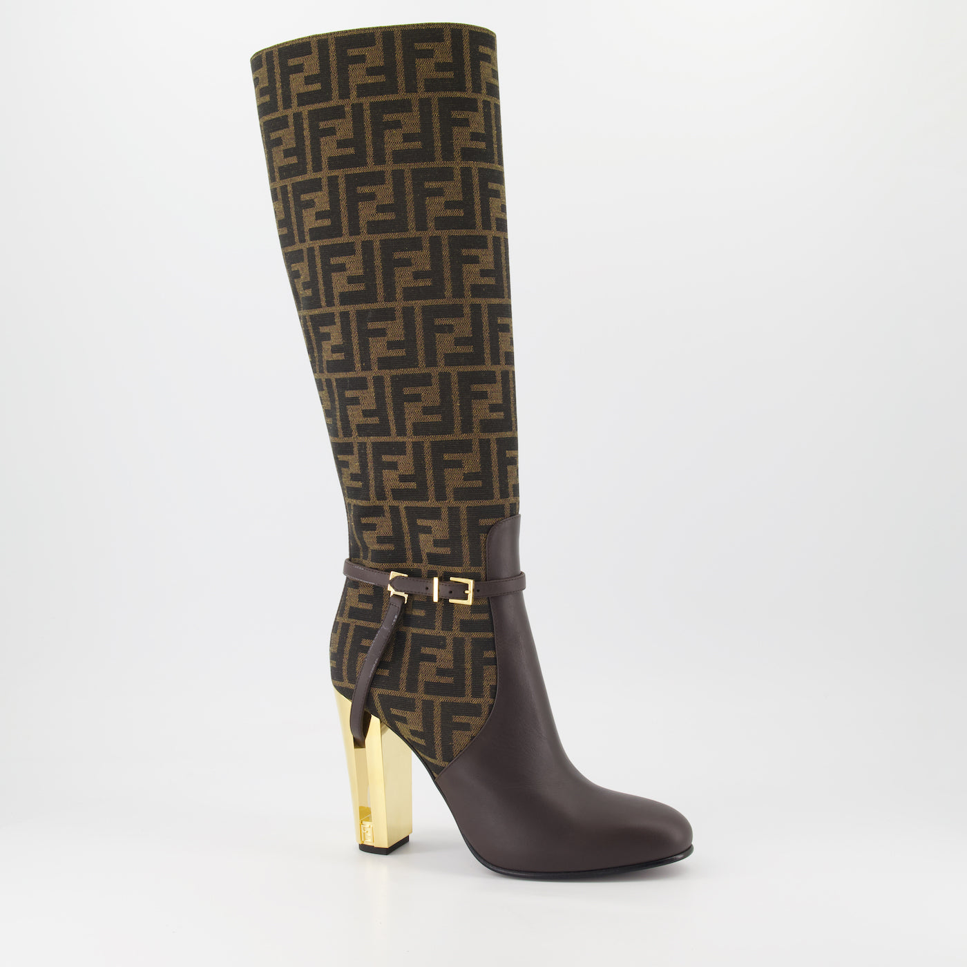 Fendi boots, heeled boots, luxury footwear, designer boots, elegant boots