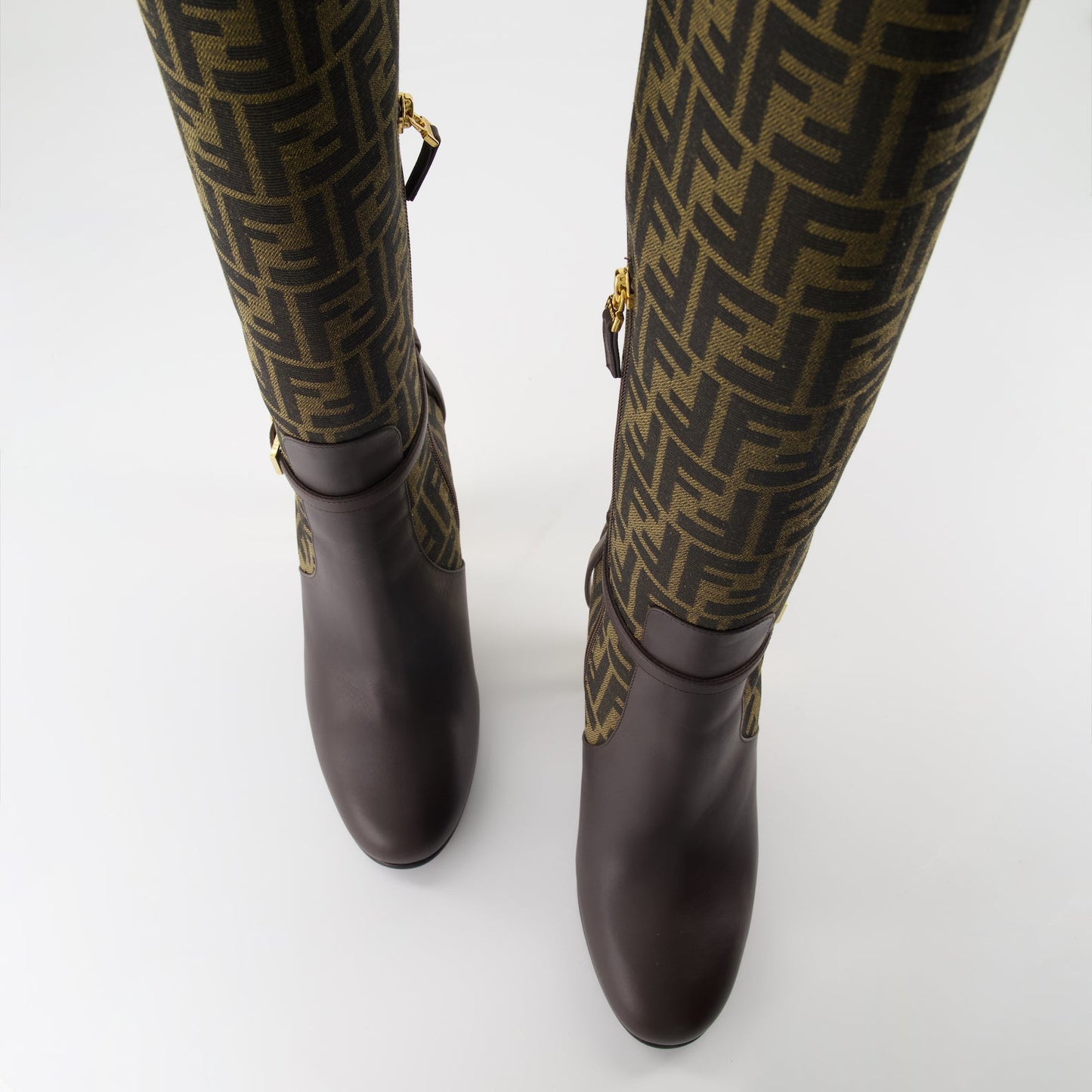 Fendi boots, heeled boots, luxury footwear, designer boots, elegant boots