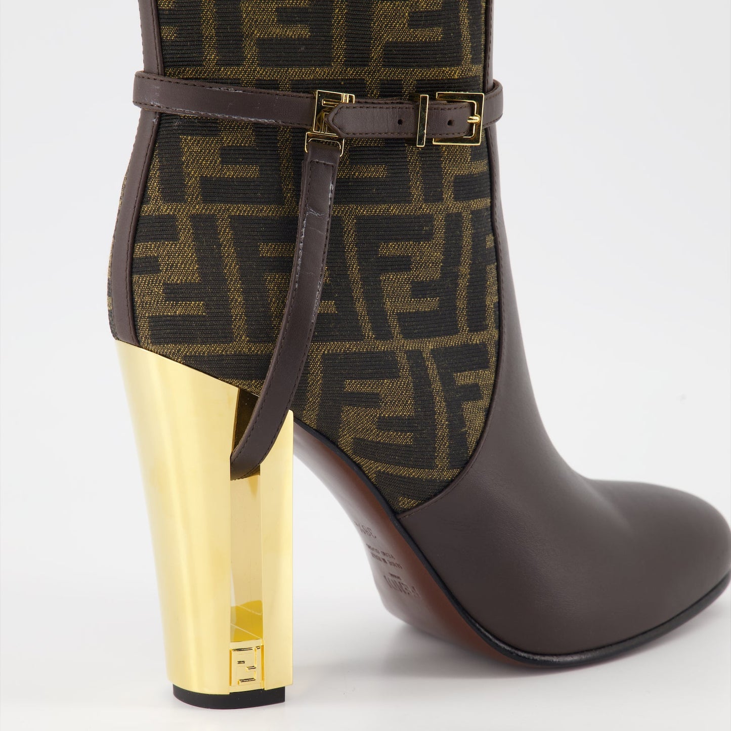 Fendi boots, heeled boots, luxury footwear, designer boots, elegant boots