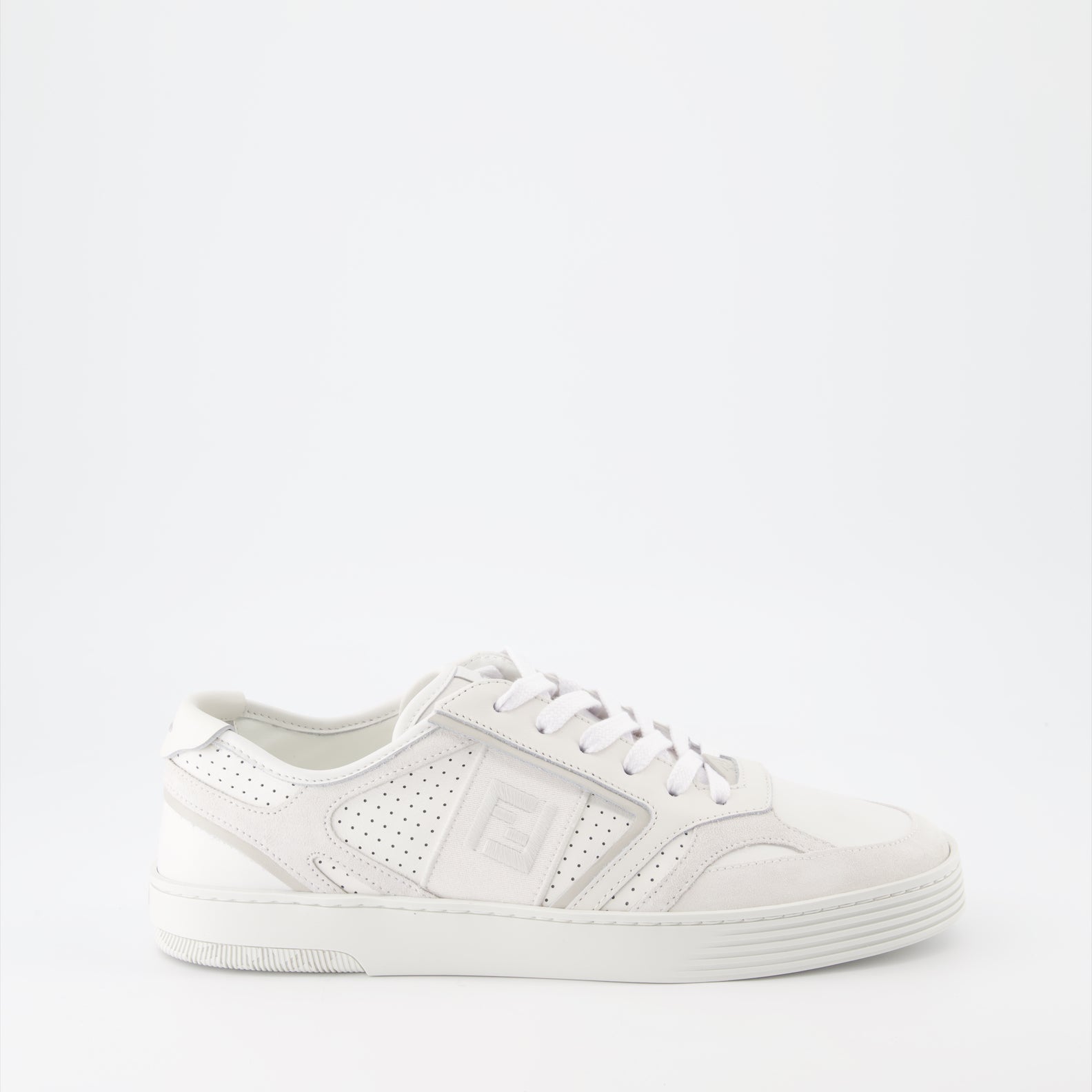 Fendi sneakers, luxury men's footwear, white leather sneakers, designer shoes, Fendi Step