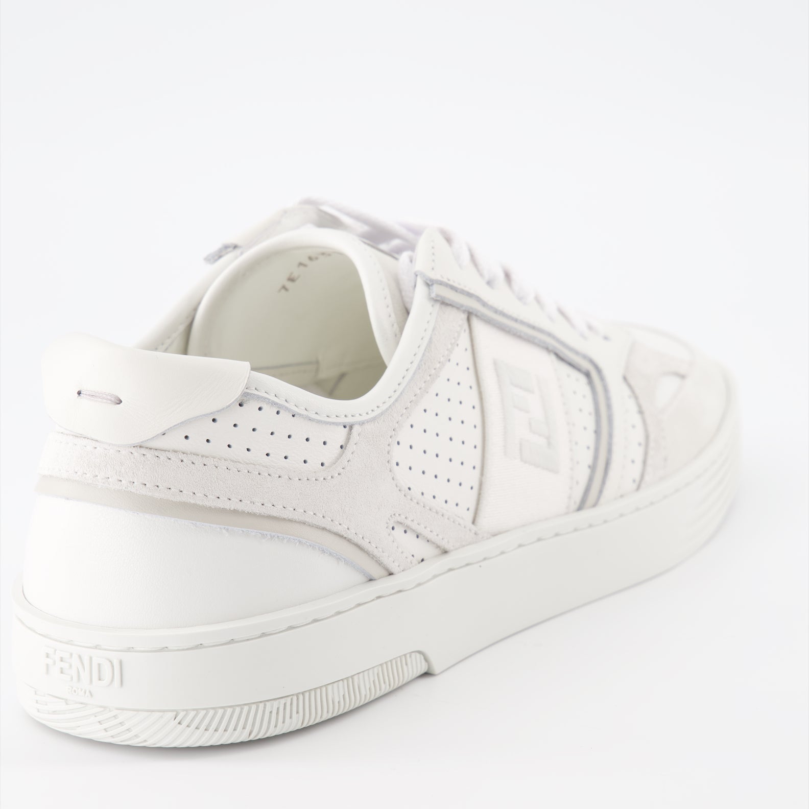 Fendi sneakers, luxury men's footwear, white leather sneakers, designer shoes, Fendi Step