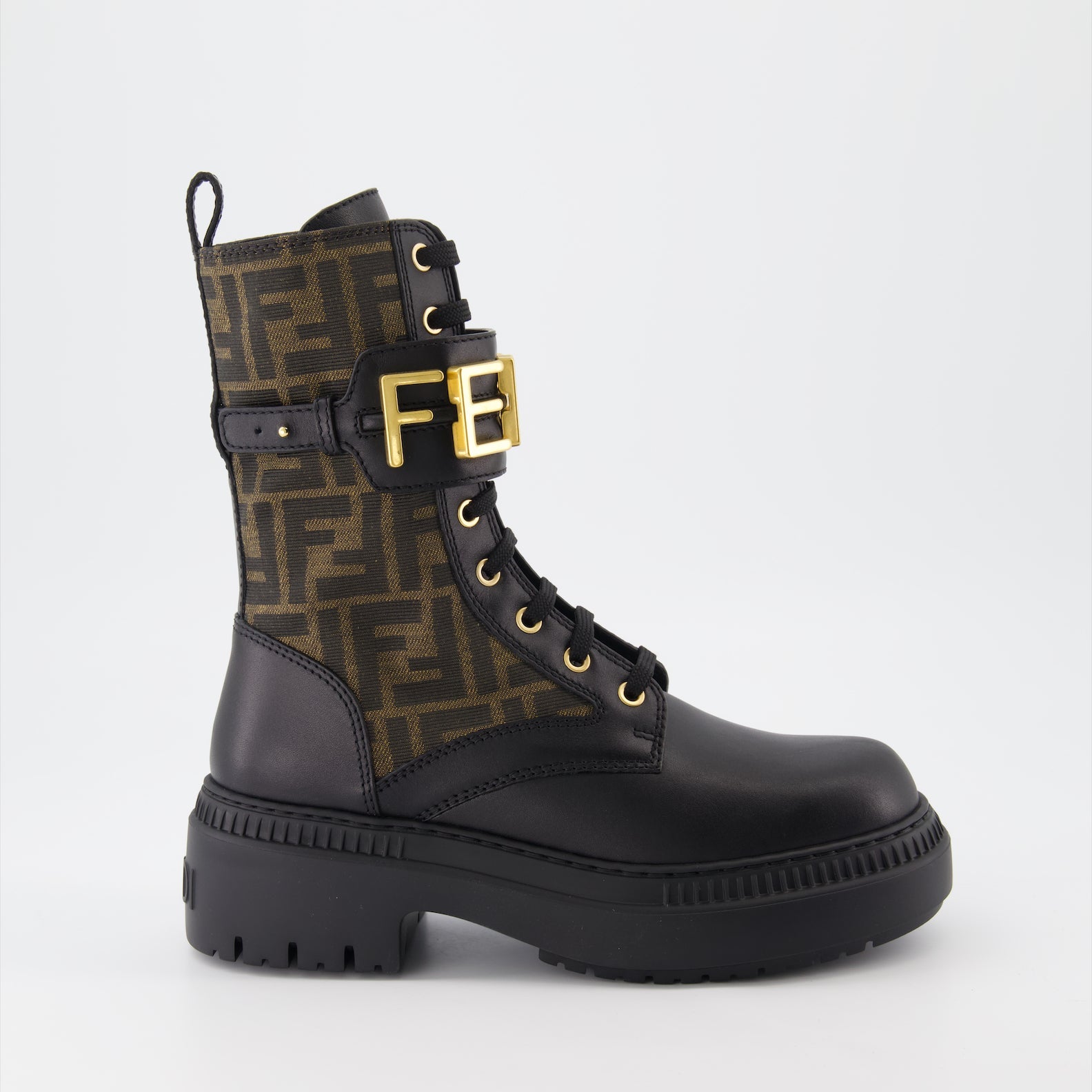 Fendigraphy leather boots, Fendi women boots, luxury leather footwear, designer boots, high-end fashion boots