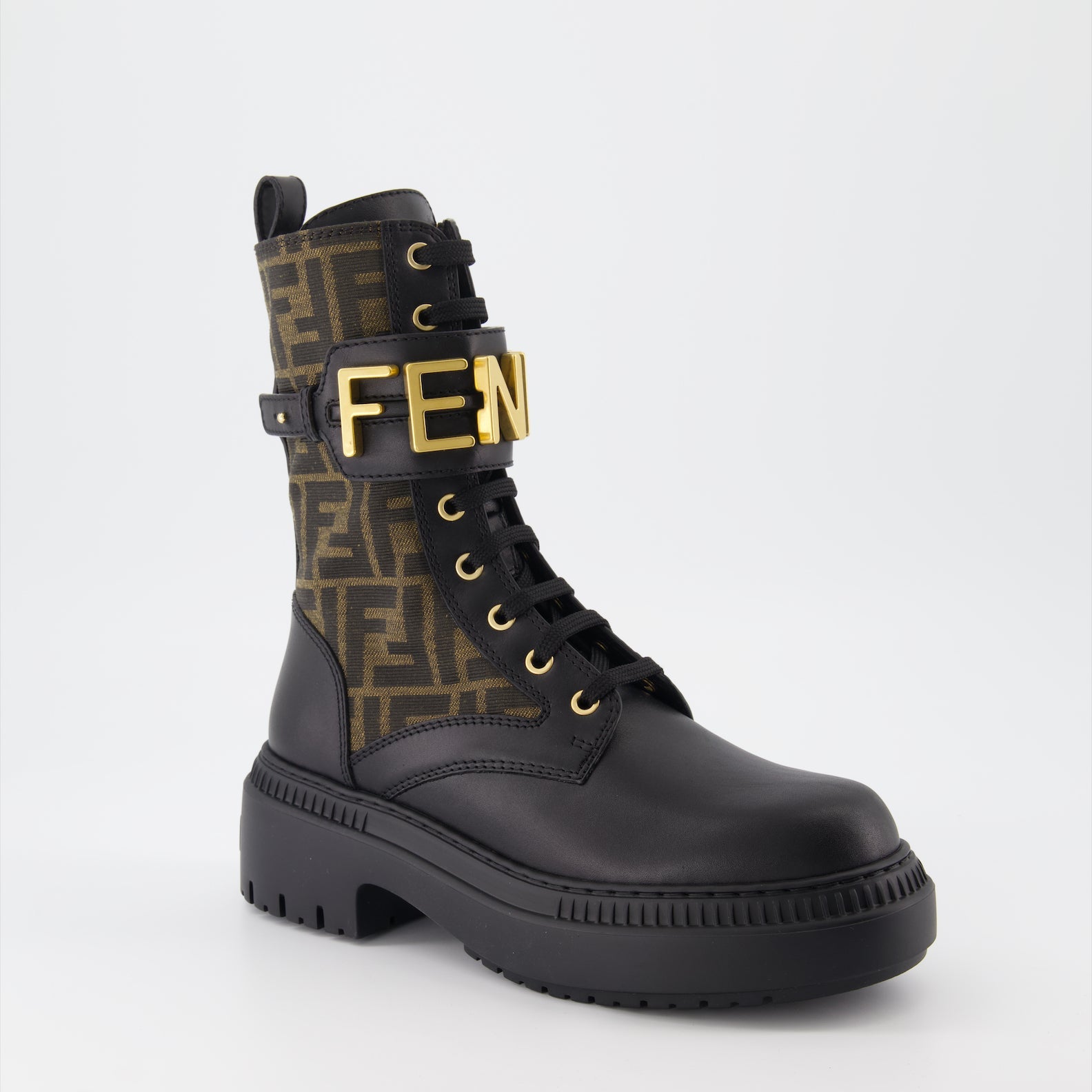 Fendigraphy leather boots, Fendi women boots, luxury leather footwear, designer boots, high-end fashion boots