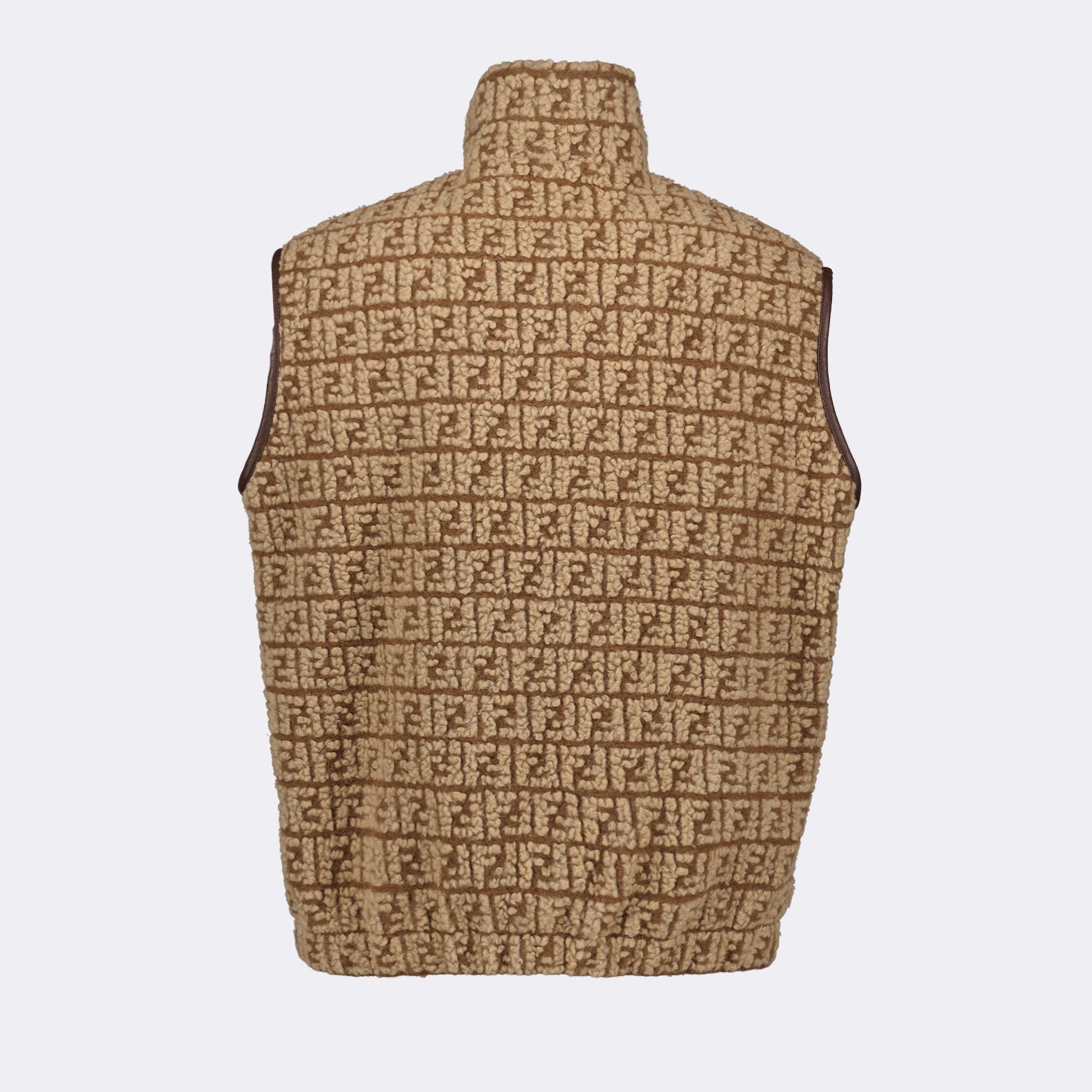 Fendi Sleeveless Teddy Jacket