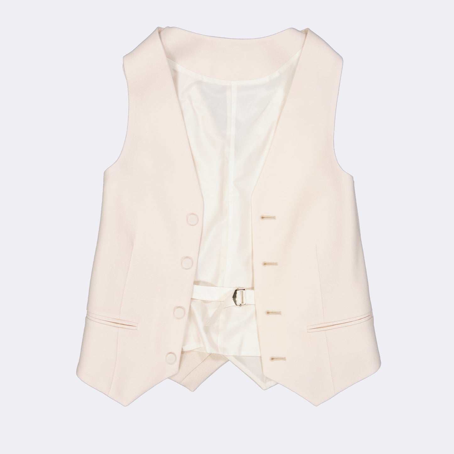 Fendi sleeveless jacket, beige jacket for women, designer sleeveless jacket, luxury women's jacket, Fendi women's fashion