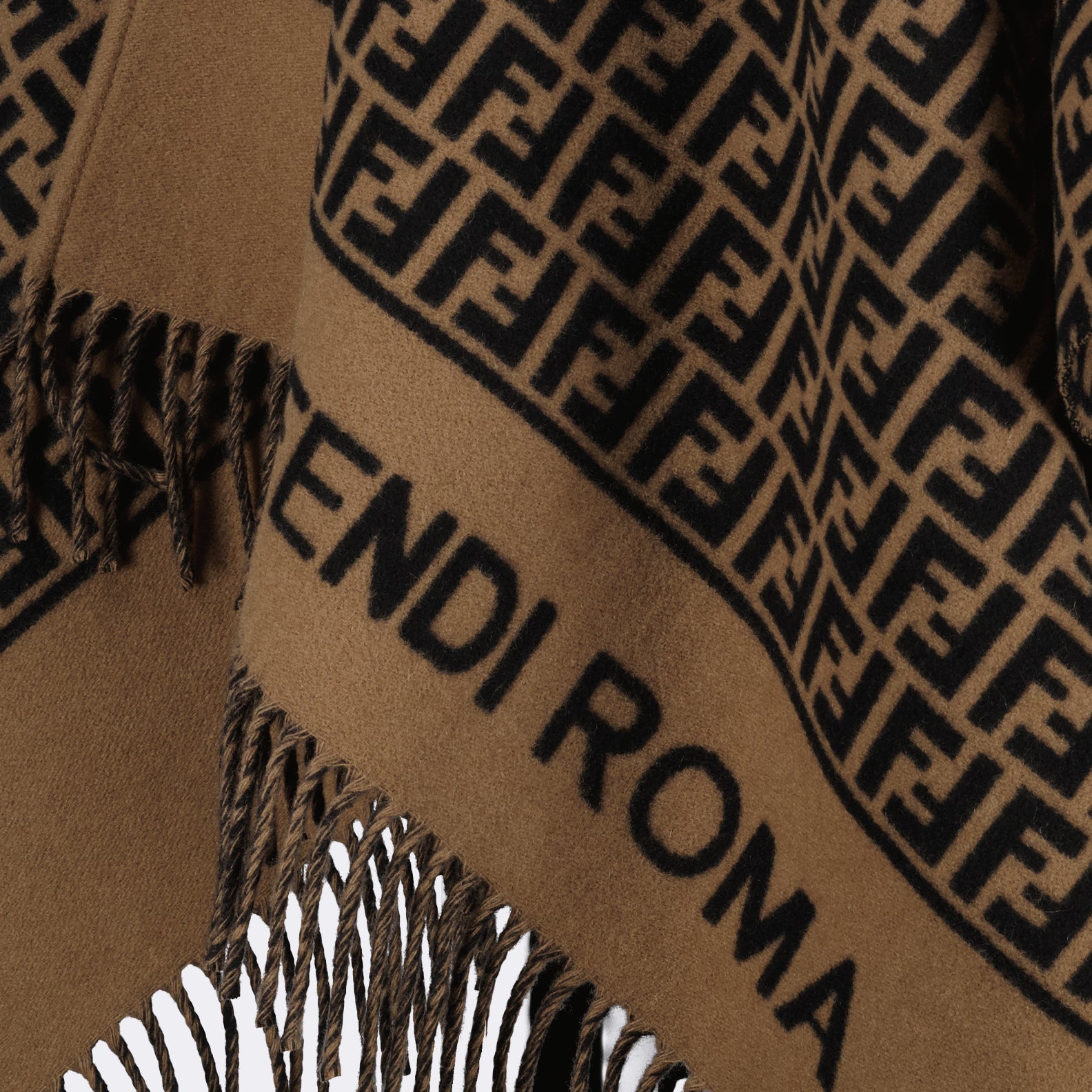 Poncho, Cashmere blend, Fendi, FF motif, Women's fashion