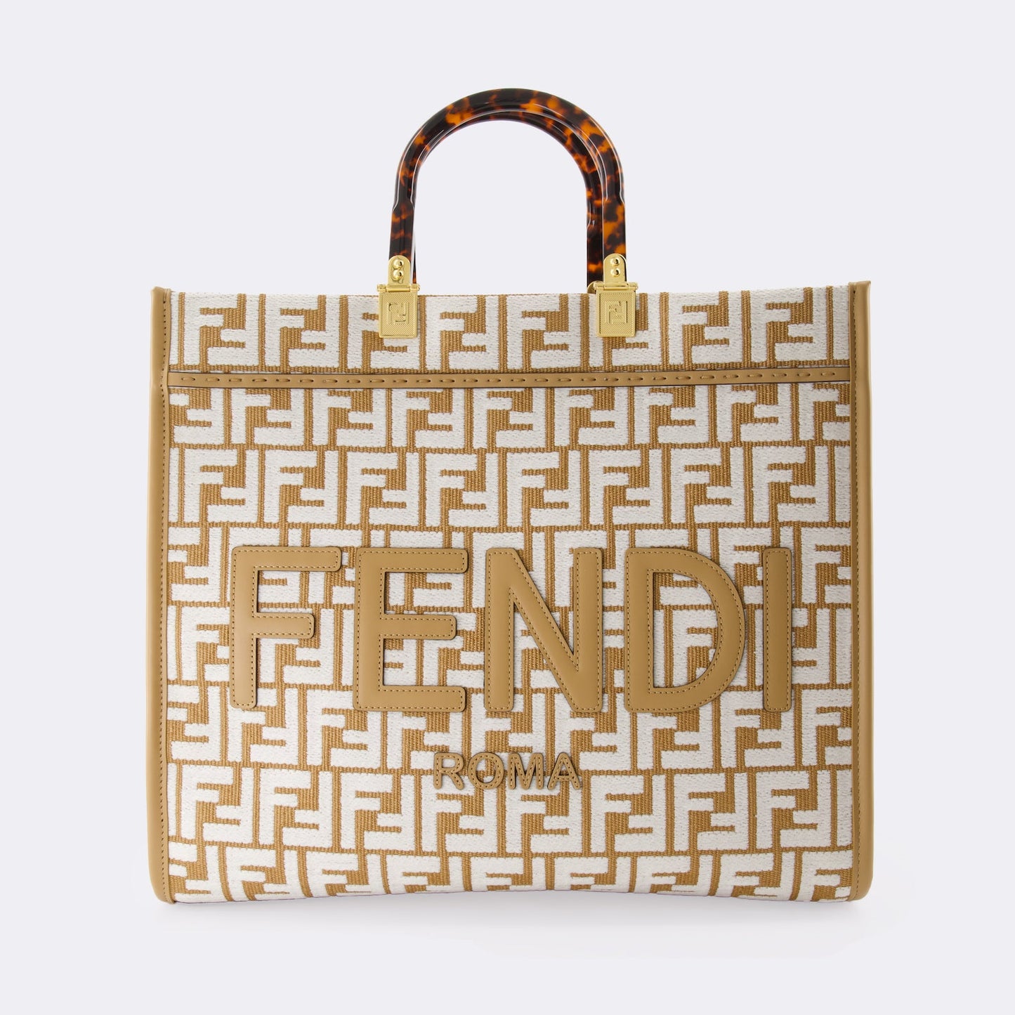 Fendi tote bag, Sunshine FF, Fendi handbag, luxury bags, women's designer bags