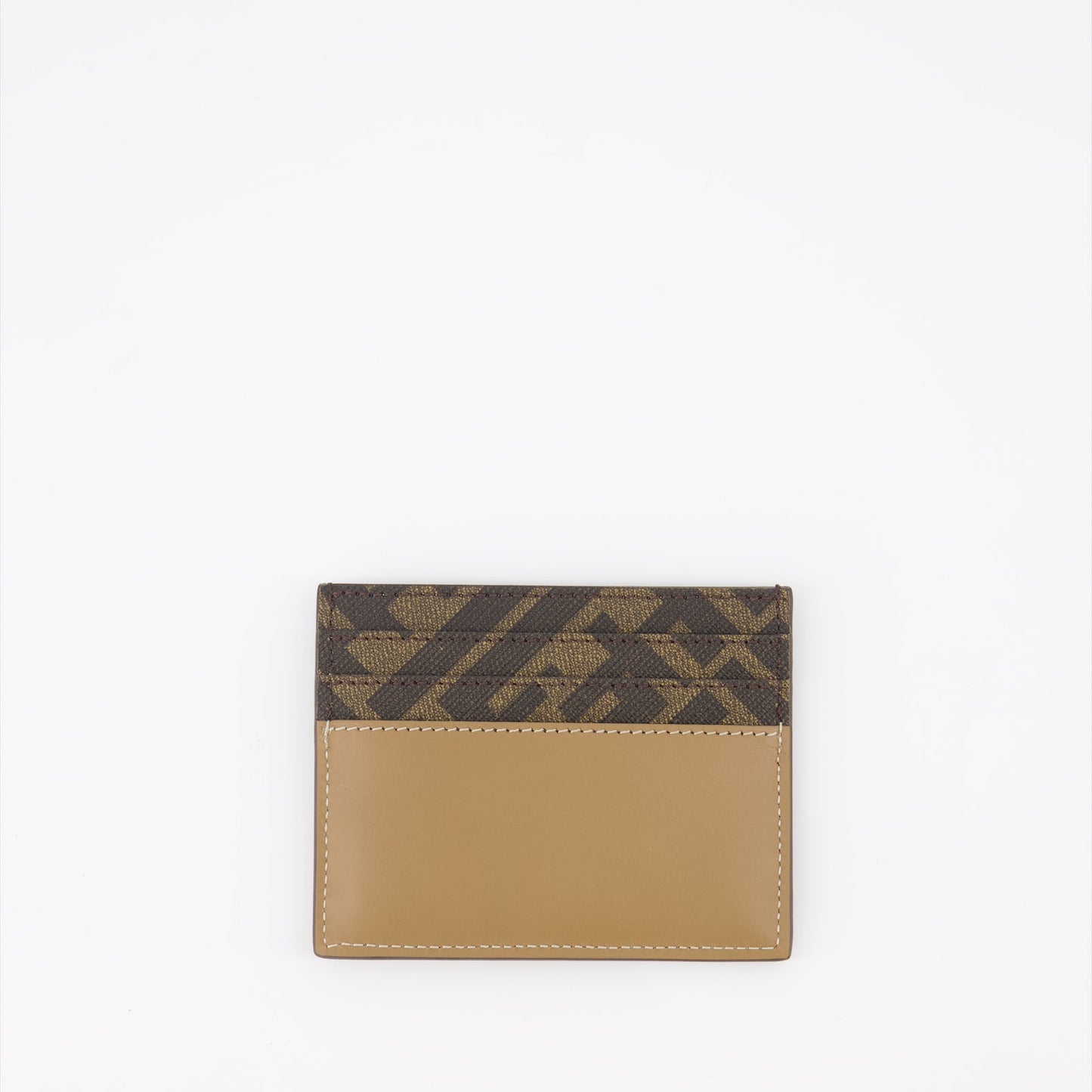 Fendi card holder, luxury card holder, men's accessories, FF pattern, Fendi FF Squared