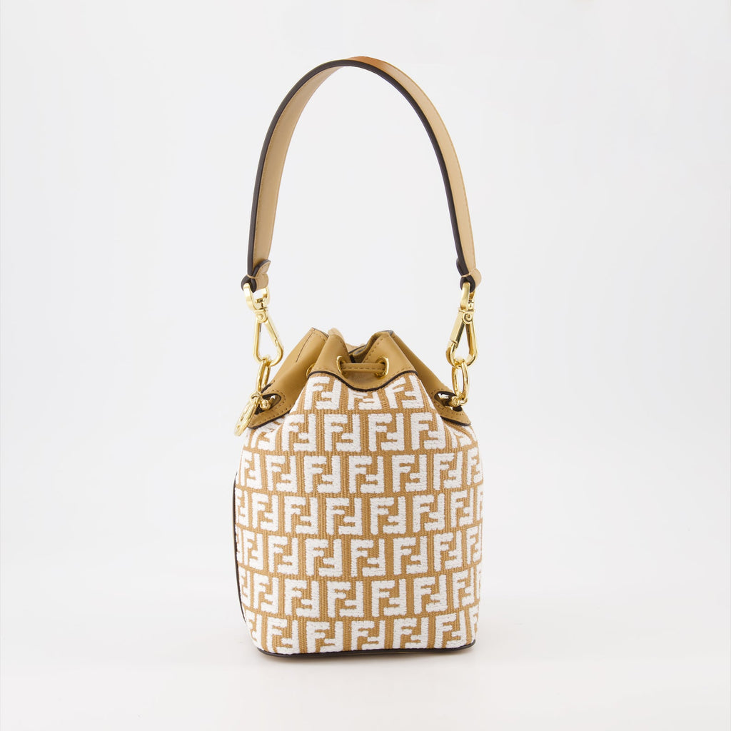 Fendi, Mon Trésor, Raffia Bag, Women's Luxury Handbag, Designer Accessories