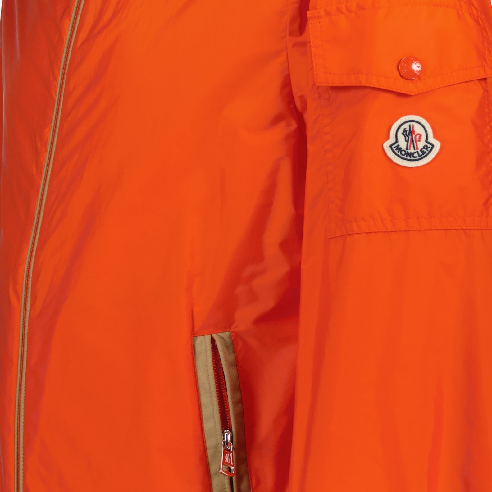 Moncler, Jumeaux Jacket, Orange Jacket, Luxury Outerwear, Men's Fashion