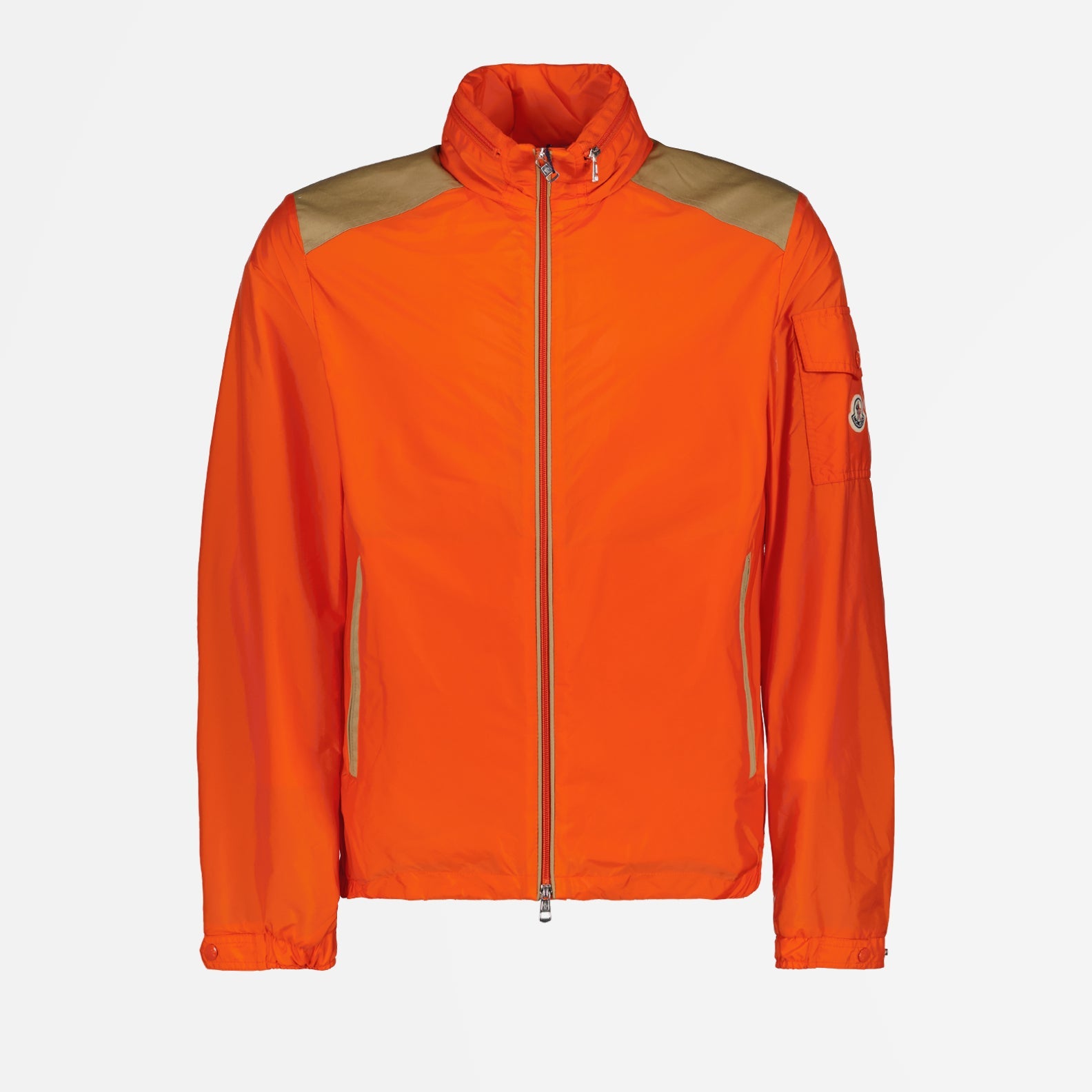 Moncler, Jumeaux Jacket, Orange Jacket, Luxury Outerwear, Men's Fashion