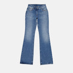 Image of Flared Washed Jeans by Off-White for Women - Season Autumn-Winter 2023 - Front View