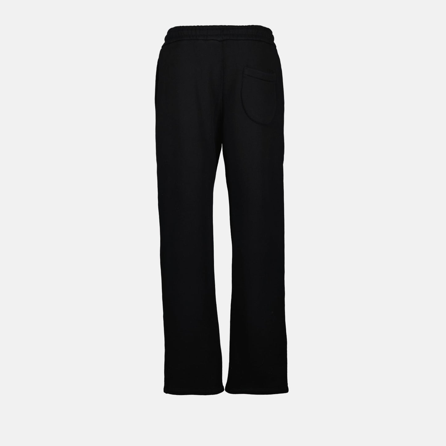 luxury sweatpants, Off-White cotton pants, black designer pants, high-end loungewear, stylish cotton sweatpants