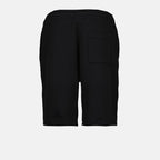 Off-White shorts, black cotton shorts, luxury men’s clothing, designer casual wear, premium shorts