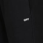 Off-White shorts, black cotton shorts, luxury men’s clothing, designer casual wear, premium shorts