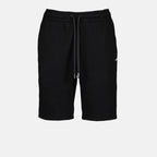 Off-White shorts, black cotton shorts, luxury men’s clothing, designer casual wear, premium shorts
