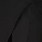 Black Viscose Mini Skirt