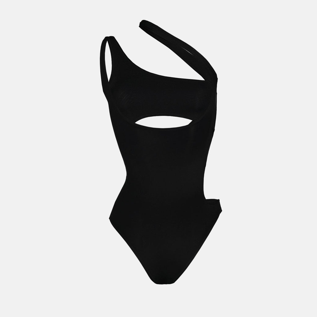 luxury swimwear, Meteor swimsuit, off-white swimsuit, one-piece swimwear, elegant beachwear