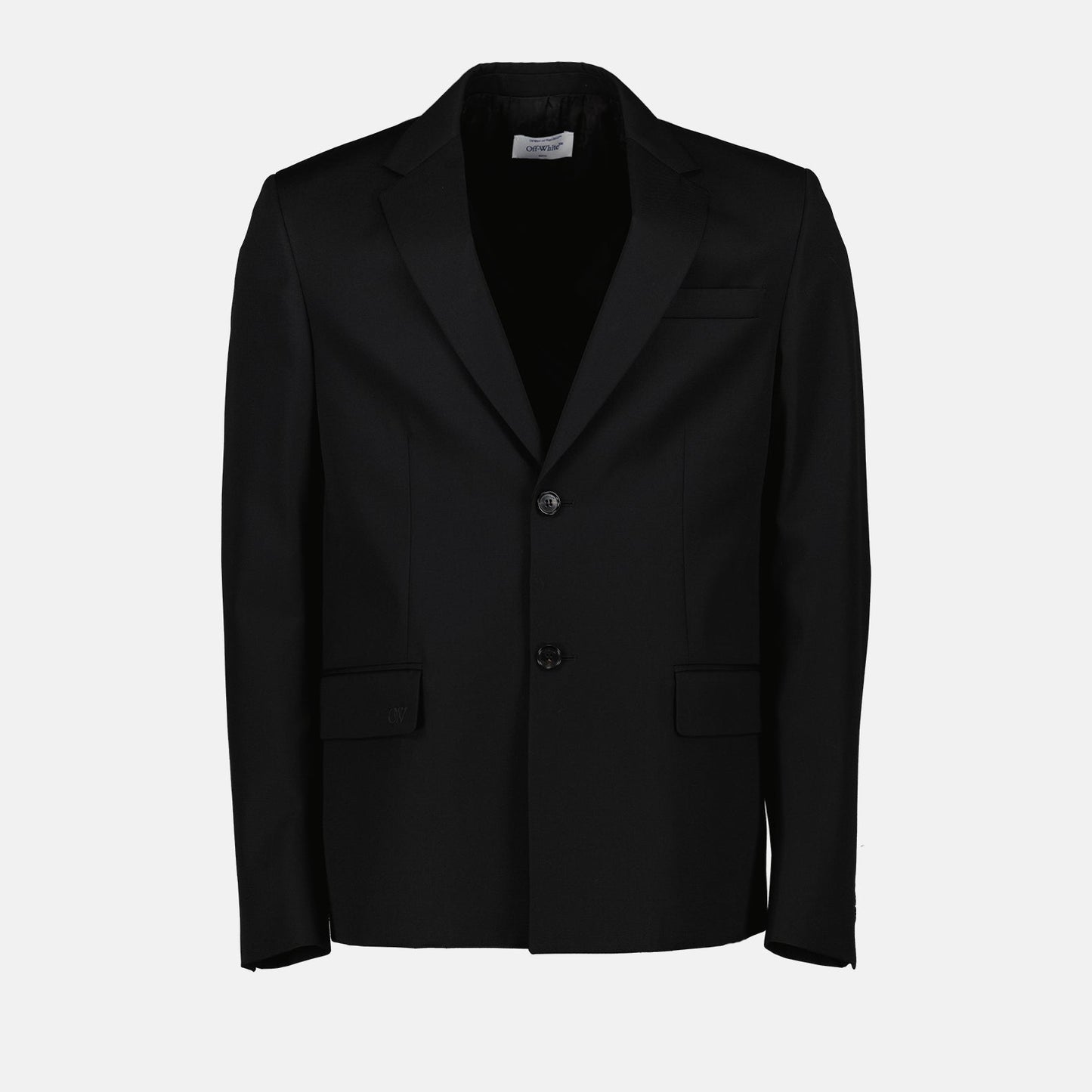 luxury blazer, wool blazer, Off-White blazer, tailored jacket, sophisticated menswear