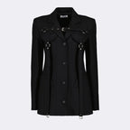 Image of Wool Cargo Jacket by Off-White for Women - Season Autumn-Winter 2023 - Front View