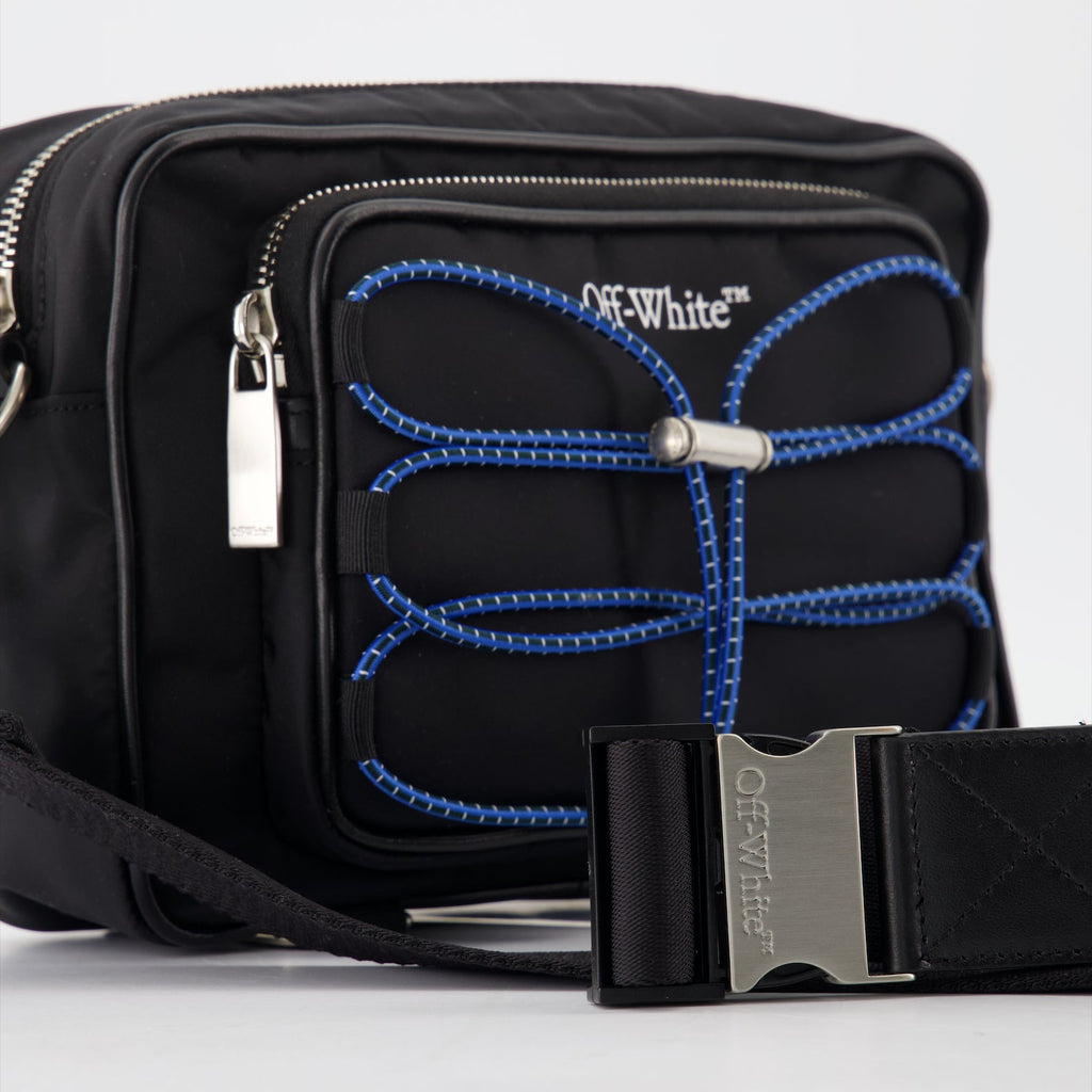 Off-White, Black Nylon Bag, Camera Bag, Luxury Accessories, Modern Sophistication