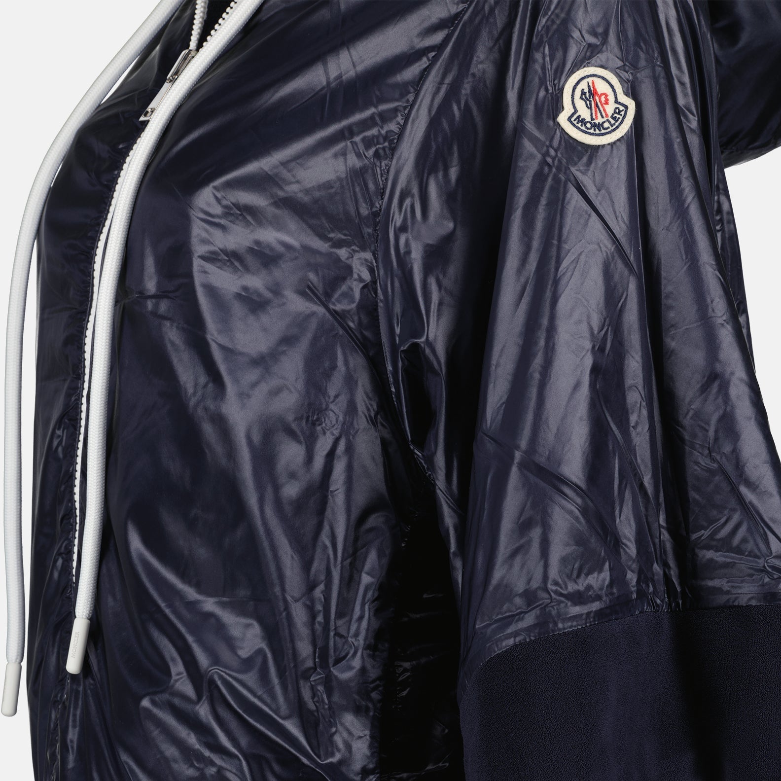 Moncler, reversible jacket, women's luxury fashion, blue zip-up jacket, high-end ready-to-wear