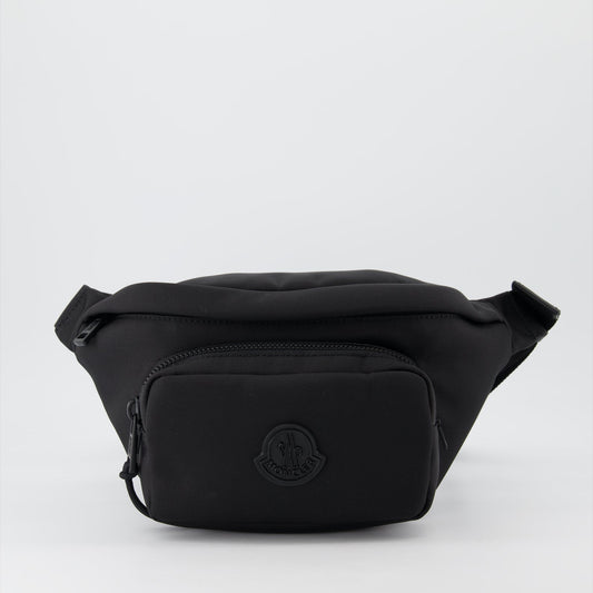 Moncler, Durance Bum Bag, luxury men's accessories, black bum bag, men's functional bag