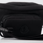 Moncler, Durance Bum Bag, luxury men's accessories, black bum bag, men's functional bag