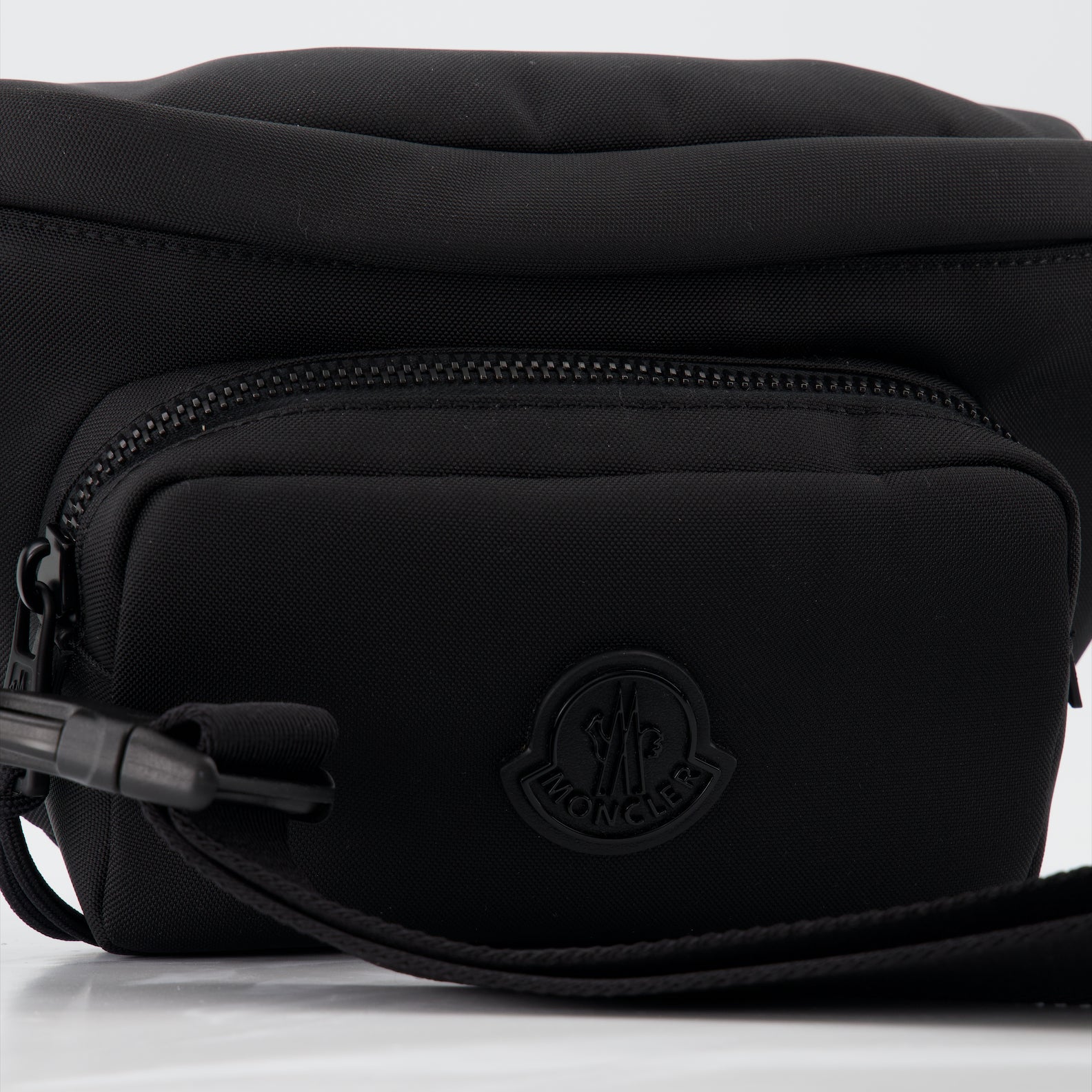 Moncler, Durance Bum Bag, luxury men's accessories, black bum bag, men's functional bag