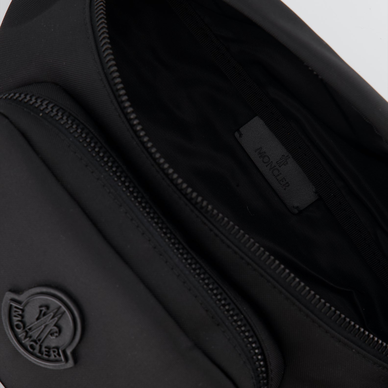 Moncler, Durance Bum Bag, luxury men's accessories, black bum bag, men's functional bag
