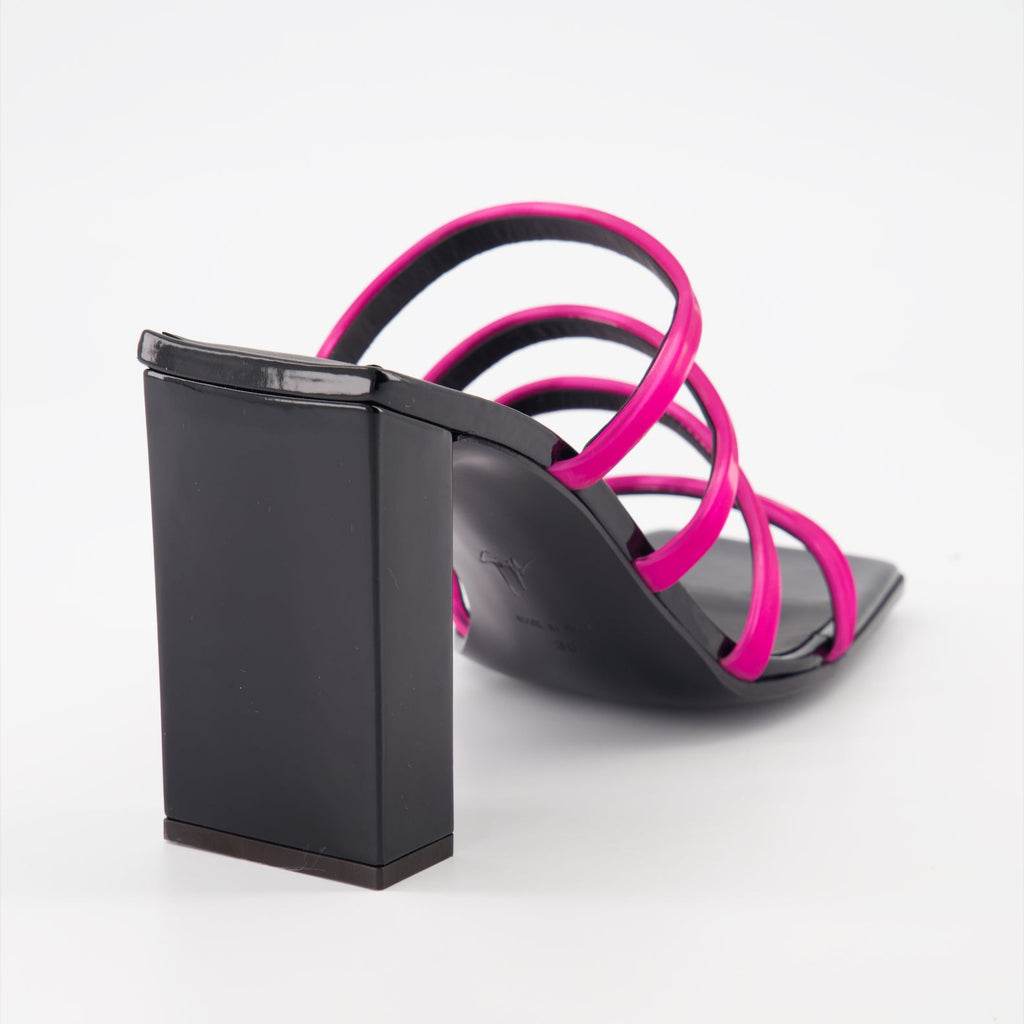 Shangay mules, Giuseppe Zanotti, luxury shoes, high-end mules, fashion accessories